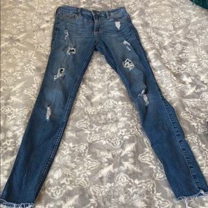 Hollister high rise super skinny jeans
